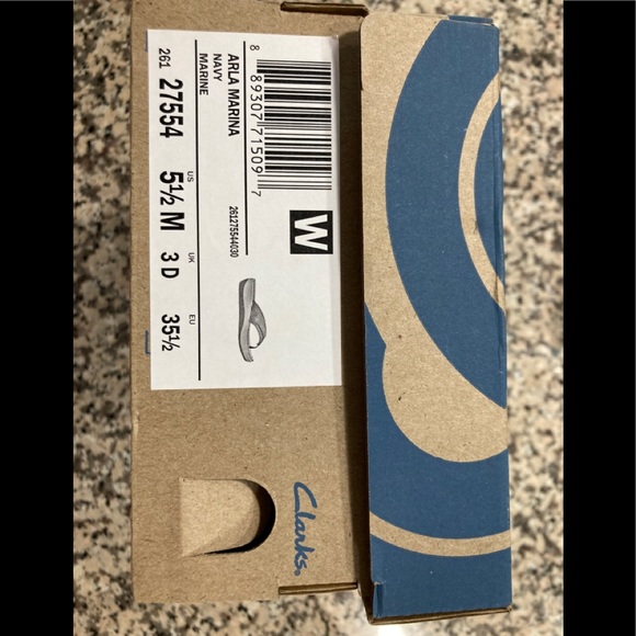 Clarks Arla Marina Cloudsteppers Size 5.5, Navy - Picture 10 of 10